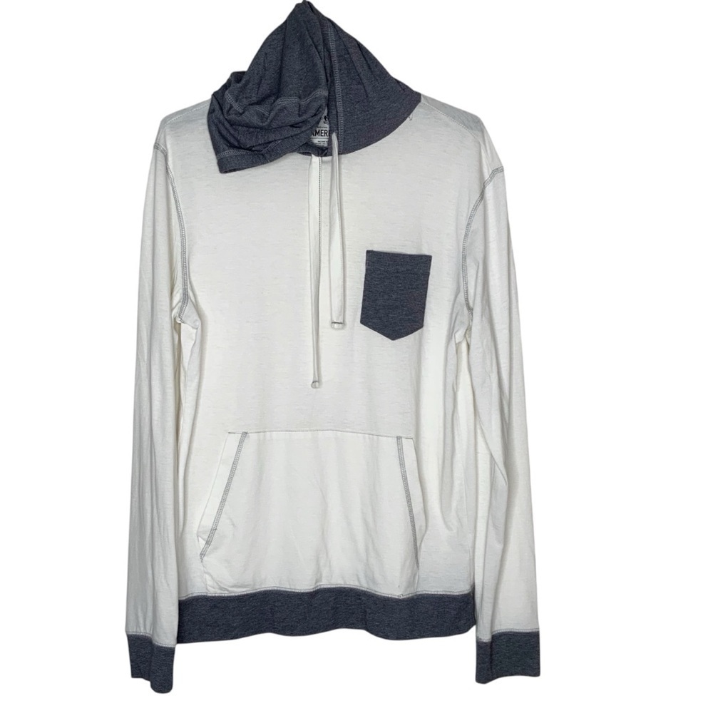 American Rag white hooded top. Size M